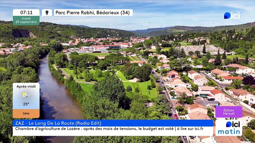 29/09/2026 - ICI Matin par ICI Hérault en vidéo