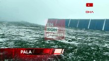 Erzurum'da Palandöken'e kar yağdı