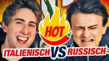 Sprachen-Challenge mit Bestrafung: Italienisch vs. Russisch