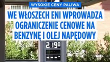 Włochy: limit cen benzyny i diesla na stacjach ENI, rząd negocjuje też z Q8