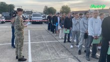 Service militaire volontaire: incorporation au 4e Génie de Amay