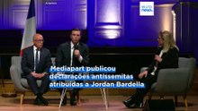 Acusações de antissemitismo: Jordan Bardella apresenta queixa contra o Mediapart por difamação