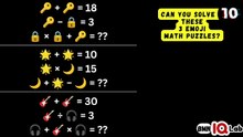 #ProveMeWrong 😈 Can You Solve These 3 Emoji Math Puzzles? 🧮