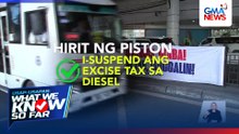 PISTON: Tanggalin ang excise tax sa diesel | WWKSF