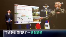 “1년 동안 뭘 했나” 질문에…군 답변은?