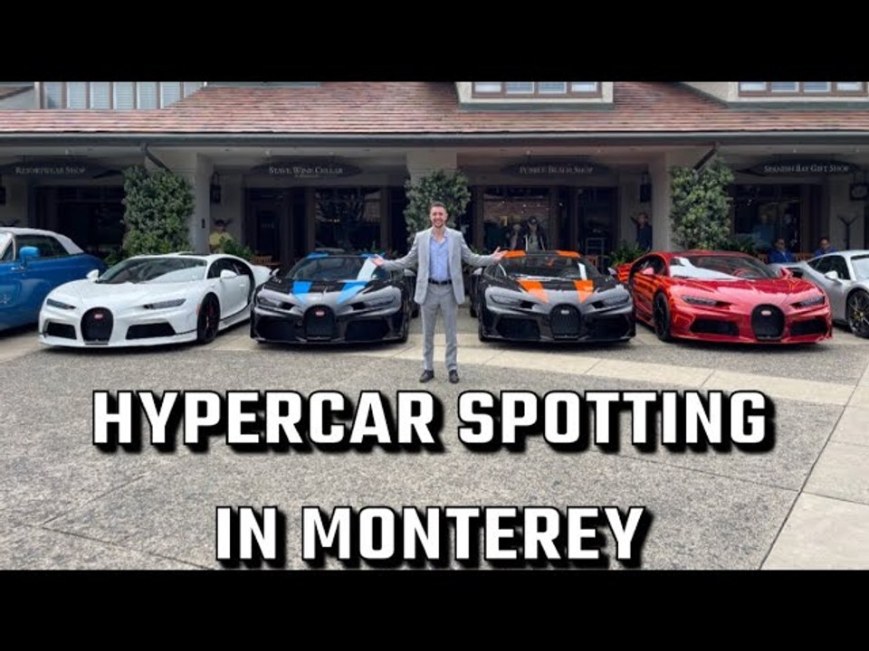 Monterey Hypercar Spotting: Bugatti, Pagani, Ferrari & PCH