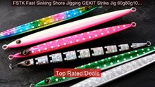 FSTK Fast Sinking Shore Jigging GEKIT Strike Jig 60g80g100g G... -- Amazing Value 2026 | Must Have!