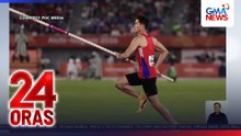 EJ Obiena, naka-gold sa Men's Pole Vault; gumawa ng bagong Asian Games record (5.91m) | 24 Oras