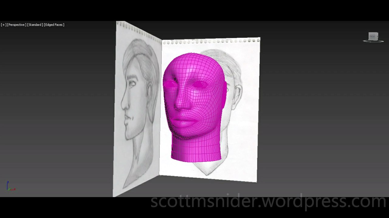Ikea: 3DS MAX Practice Polygon Modeling Head Model Video #55 (09-29 ...