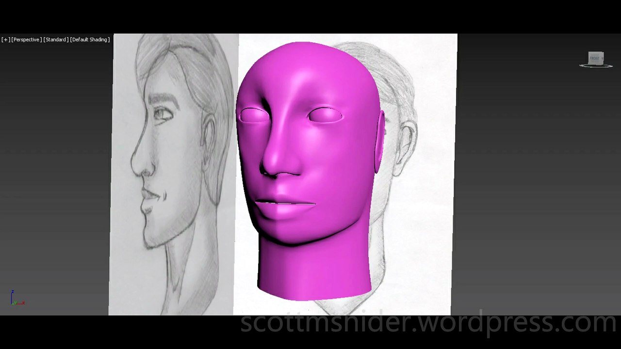 Ikea: 3DS MAX Practice Polygon Modeling Head Model Video #57 (09-29 ...