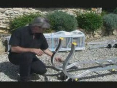 plaque d' appui pour echelle de toit pliante ou standard