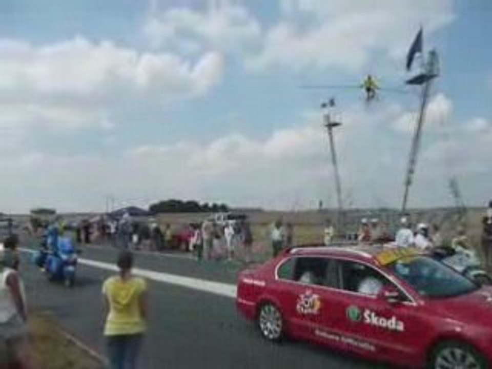 Un funambule sur le Tour de France DIdier Pasquette