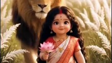 माता रानी सिंह पर सवार होकर धरती लोक आईं 🙏❤️ | जय माता दी 🚩