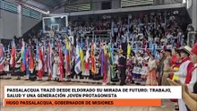 Passalacqua trazó desde Eldorado su mirada de futuro trabajo, salud y una generación joven protagonista