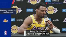 Dad has his own path - Bronny on LeBron's 76ers switch