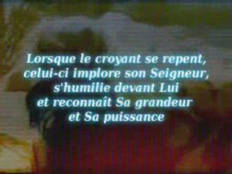 le repentir sincere