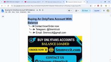 How to Understand the Phrase Buy OnlyFans Accounts with Balance