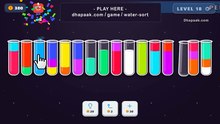 Can You Solve This Water Sort Puzzle? 💧🌈 | Satisfying Gameplay