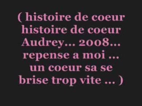 AUDREY - REPENSE A MOI