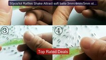 50pcs/lot Rattles Shake Attract soft baits-3mm/4mm/5mm stai... -- Top Pick 2026 | Unbeatable Price!