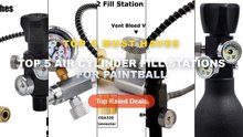 Amazing Top 5 Air Cylinder Fill Stations For Paintball You Need To See - HP Compressed Air CO2 Cylinder Bottle DIN Valve...