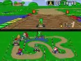 Super Mario Kart : exemple d'une course
