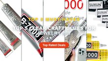 Ultimate Guide to the Best Top 5 Clear Craft Glues For Jewelry DIY - Clear T 8000 & Black T 7000 Adhesive 15ml/50ml/110m...