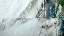 Imágenes satelitales muestran al huracán Polo tocando tierra en el noroeste de México