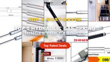 Cheap & Best Top 5 Hydraulic Gas Spring Hinges For Cabinets Unboxing & Review - 12Inch Copper Force Cabinet Door Lift Su...