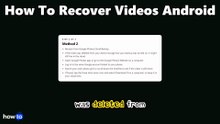How to recover videos android (Step by Step)