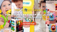 Best Top 5 Sensory Grasp Balls For Hand Development on AliExpress | Review - Baby Soft Hand Grasp Ball Rattle Sensory De...