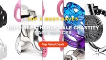 Cheap & Best Top 5 Breathable Male Chastity Cage Devices Unboxing & Review - Smart Adjustable Chastity Cage for Men, Sta...