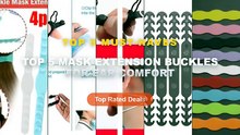 Amazing Top 5 Mask Extension Buckles For Ear Comfort You Need To See - 10pcs Mask Holder Adjustable Anti slip Silicone M...
