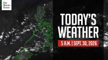 Today's Weather, 5 A.M. | Sept. 30, 2026