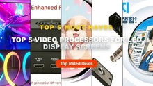 Cheap & Best Top 5 Video Processors For LED Display Screens Unboxing & Review - Anime E Badge Display Pin 1.7 Inch Touch...