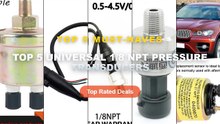 Don't Buy Top 5 Universal 1/8 NPT Pressure Transducers Before Watching This! - 1/8 NPT Replacement Engine Oil Pressure S...