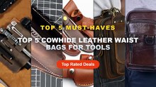 Top 5 Best Top 5 Cowhide Leather Waist Bags For Tools (Must Have!) - Vintage Men Cowhide Leather Shoulder Crossbody Bag ...