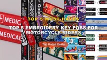 Best Top 5 Embroidery Key Fobs For Motorcycle Riders on AliExpress | Review - Warning Sign Embroidery Funny Quotes Key F...