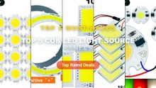 Cheap & Best Top 5 COB LED Light Source Panels Unboxing & Review - 1 100pcs 3W 5W 7W LED COB Chip 220V LED Matrix Smart ...