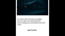 RBA2D3D bedtime video story with no sound the log cabin wife a monster white werewolf 01