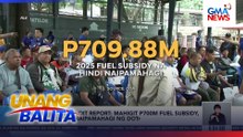 COA audit report - Mahigit P700-M fuel subsidy, hindi naipamahagi ng DOTr | Unang Balita