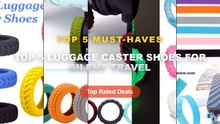 Why Everyone Is Buying Top 5 Luggage Caster Shoes For Silent Travel - Suitcase Parts Axles Travel Luggage Caster Shoes R...