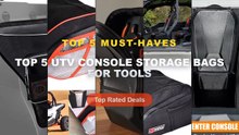 Top 5 UTV Console Storage Bags For Tools: Top 5 Best Sellers - X3 Storage Bag UTV Center Shoulder Console Storage Organi...