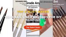 Best Top 5 Nail Liner Brushes For DIY Painting on AliExpress | Review - 9PCS UV Gel Nail Brush Liner DIY Painting Pen Ma...