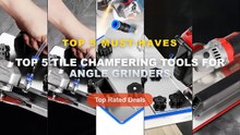 Cheap & Best Top 5 Tile Chamfering Tools For Angle Grinders Unboxing & Review - Angle Grinder Chamfering Device Ceramic ...