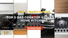 Why Everyone Is Buying Top 5 Gas Cooktop Stoves For Home Kitchens - 5 Burner Electronic Pulse Ignition Countertop Stove,...