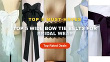 Best Top 5 Wide Bow Tie Belts For Bridal Wear on AliExpress | Review - Bride Belt New Minimalist Waist Accessories Ribbo...