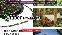 9KM Kevlar Cord Camo Kevlar Line Ultra-Strong Lightweight &... -- Top Pick 2026 | Unbeatable Price!