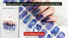 22tips Semi Cured Gel Design Aurora Nail Decoration Nail Polis... -- Hot Deal 2026 | Limited Offer!