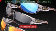 3 Pairs Polarized Fishing Sunglasses Men Camo Military Styl... -- Top Pick 2026 | Unbeatable Price!